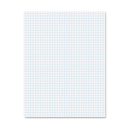 Ampad/ Of Amercn Pd&Ppr Ampad, QUADRILLE PADS, 4 SQ/IN QUADRILLE RULE, 8.5 X 11, WHITE, 50 SHEETS 22000